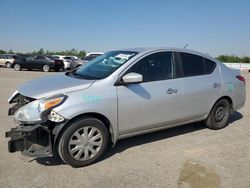 Salvage cars for sale at Fresno, CA auction: 2017 Nissan Versa S