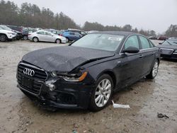 Salvage cars for sale from Copart Mendon, MA: 2015 Audi A6 Premium Plus