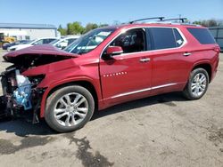 Salvage cars for sale at Pennsburg, PA auction: 2019 Chevrolet Traverse High Country