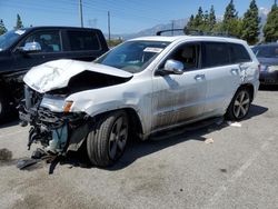 Salvage cars for sale at Rancho Cucamonga, CA auction: 2015 Jeep Grand Cherokee Overland