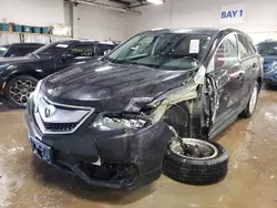 Salvage cars for sale at Elgin, IL auction: 2018 Acura RDX Technology