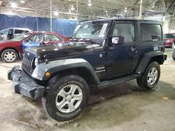 Salvage cars for sale at Woodhaven, MI auction: 2012 Jeep Wrangler Sport