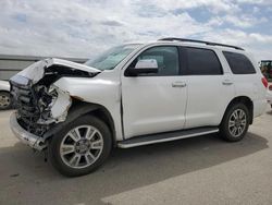 Salvage cars for sale from Copart Fresno, CA: 2016 Toyota Sequoia Limited