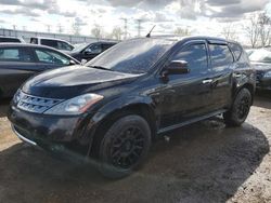 Salvage cars for sale at Elgin, IL auction: 2006 Nissan Murano SL