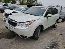 Salvage cars for sale at Bridgeton, MO auction: 2015 Subaru Forester 2.5I Limited