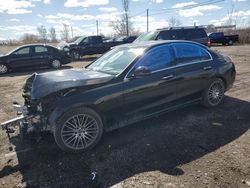 Salvage cars for sale from Copart Montreal Est, QC: 2022 Mercedes-Benz C 300 4matic