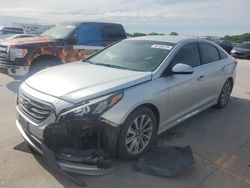 Salvage cars for sale at Grand Prairie, TX auction: 2015 Hyundai Sonata Sport