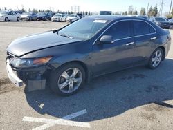 Acura salvage cars for sale: 2012 Acura TSX