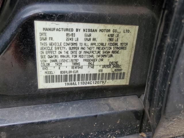 2004 Nissan Altima Base