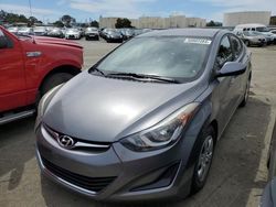 Salvage cars for sale from Copart Martinez, CA: 2016 Hyundai Elantra SE