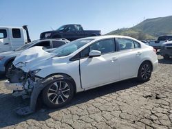 Salvage cars for sale at Colton, CA auction: 2015 Honda Civic EX