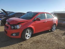 Salvage cars for sale from Copart Brighton, CO: 2015 Chevrolet Sonic LTZ