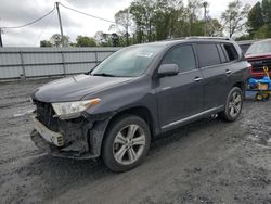 Salvage cars for sale at Gastonia, NC auction: 2011 Toyota Highlander Limited