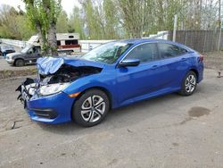 Salvage cars for sale from Copart Portland, OR: 2018 Honda Civic LX
