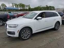 Salvage cars for sale at Spartanburg, SC auction: 2018 Audi Q7 Premium Plus