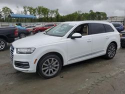 Salvage cars for sale from Copart Spartanburg, SC: 2018 Audi Q7 Premium Plus