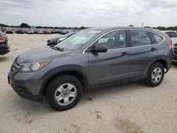 Salvage cars for sale from Copart San Antonio, TX: 2013 Honda CR-V LX
