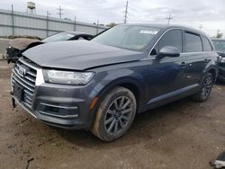 Salvage cars for sale at Chicago Heights, IL auction: 2018 Audi Q7 Premium Plus