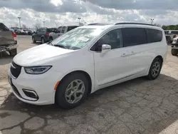 Salvage cars for sale at Indianapolis, IN auction: 2022 Chrysler Pacifica Limited