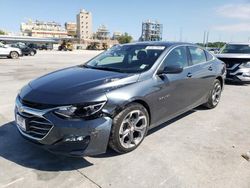 Salvage cars for sale from Copart New Orleans, LA: 2021 Chevrolet Malibu LT