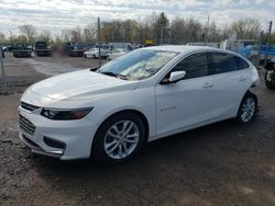 Salvage cars for sale from Copart Chalfont, PA: 2016 Chevrolet Malibu LT