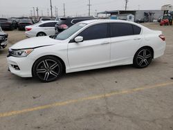 Salvage cars for sale from Copart Los Angeles, CA: 2016 Honda Accord Sport