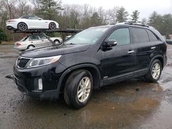 Salvage cars for sale at East Granby, CT auction: 2014 KIA Sorento LX