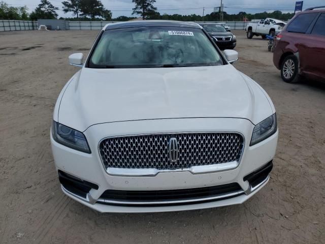 2019 Lincoln Continental Select