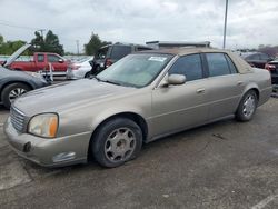 Salvage cars for sale at Moraine, OH auction: 2001 Cadillac Deville