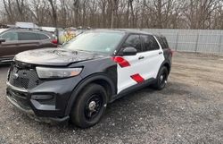 Salvage cars for sale at Hillsborough, NJ auction: 2020 Ford Explorer Police Interceptor