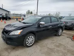 Salvage cars for sale from Copart Pekin, IL: 2015 Nissan Sentra S