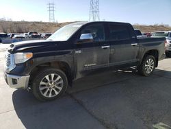 Toyota Tundra salvage cars for sale: 2016 Toyota Tundra Crewmax Limited