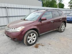 Salvage cars for sale from Copart Gastonia, NC: 2007 Nissan Murano SL