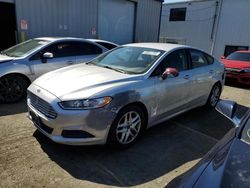 Salvage cars for sale at Vallejo, CA auction: 2016 Ford Fusion SE