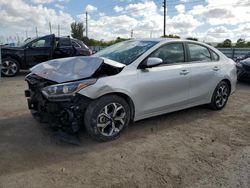 Salvage cars for sale at Miami, FL auction: 2021 KIA Forte FE