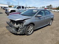 Salvage cars for sale at New Britain, CT auction: 2014 Nissan Sentra S