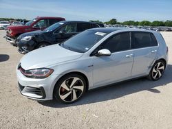 Salvage cars for sale at San Antonio, TX auction: 2018 Volkswagen GTI S/SE