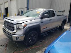 Salvage cars for sale at Savannah, GA auction: 2018 Toyota Tundra Double Cab SR/SR5