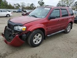 Salvage cars for sale from Copart Hampton, VA: 2007 Ford Escape HEV