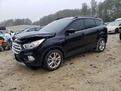 Salvage cars for sale at Seaford, DE auction: 2018 Ford Escape SEL