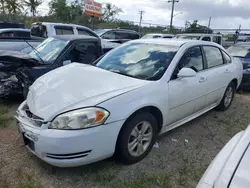 Chevrolet salvage cars for sale: 2013 Chevrolet Impala LS