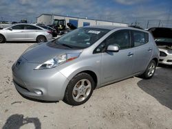 Salvage cars for sale from Copart Haslet, TX: 2011 Nissan Leaf SV