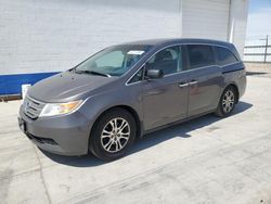 Salvage cars for sale at Farr West, UT auction: 2011 Honda Odyssey EXL