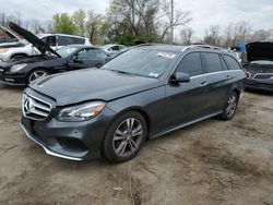 Mercedes-Benz e 350 4matic Wagon salvage cars for sale: 2015 Mercedes-Benz E 350 4matic Wagon