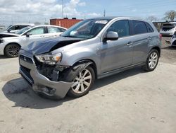 Salvage cars for sale at Homestead, FL auction: 2015 Mitsubishi Outlander Sport ES