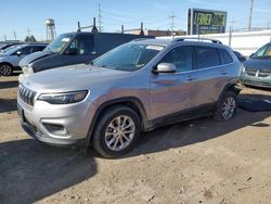Salvage cars for sale at Chicago Heights, IL auction: 2019 Jeep Cherokee Latitude