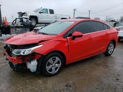 Vehiculos salvage en venta de Copart Chicago Heights, IL: 2018 Chevrolet Cruze LS