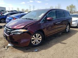 Salvage cars for sale at Elgin, IL auction: 2014 Honda Odyssey EXL