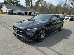 Salvage cars for sale at North Billerica, MA auction: 2022 Mercedes-Benz C300