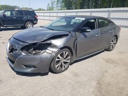 Salvage cars for sale at Dunn, NC auction: 2017 Nissan Maxima 3.5S